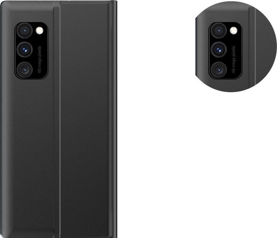 Këllëf telefoni Clear View New Sleep Case për Poco M4 Pro 5G, funksion qëndrimi, rozë