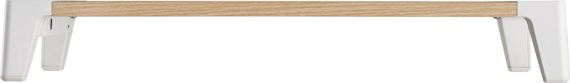 Bazament monitori InLine Stand Plus, 80mm, 2x USB 3.2 Gen1 dhe QC3, dru panje