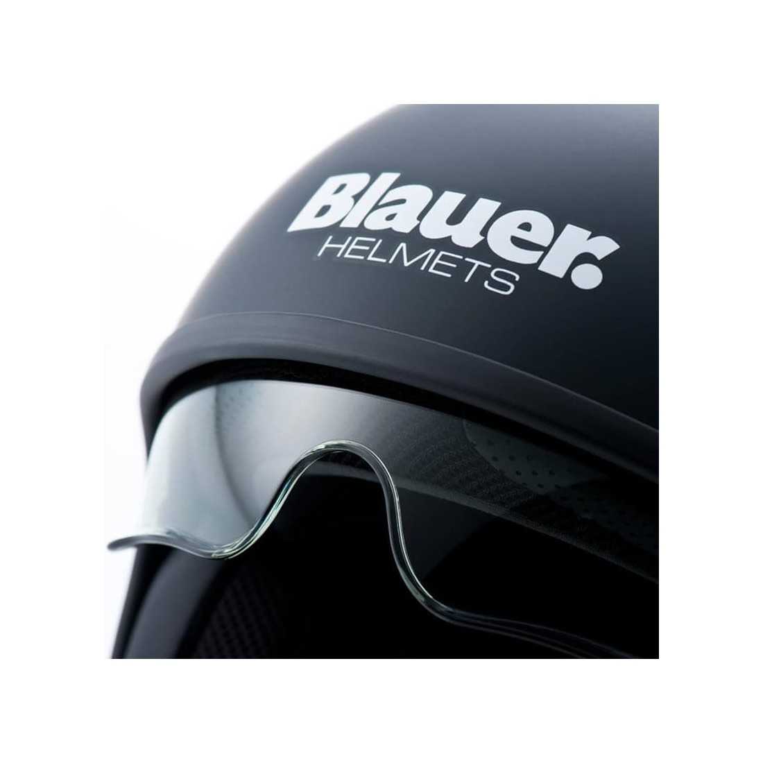 Мото кацига џет БЛАУЕР ХТ Pilot 1.1, монохроматска, мат, црна
