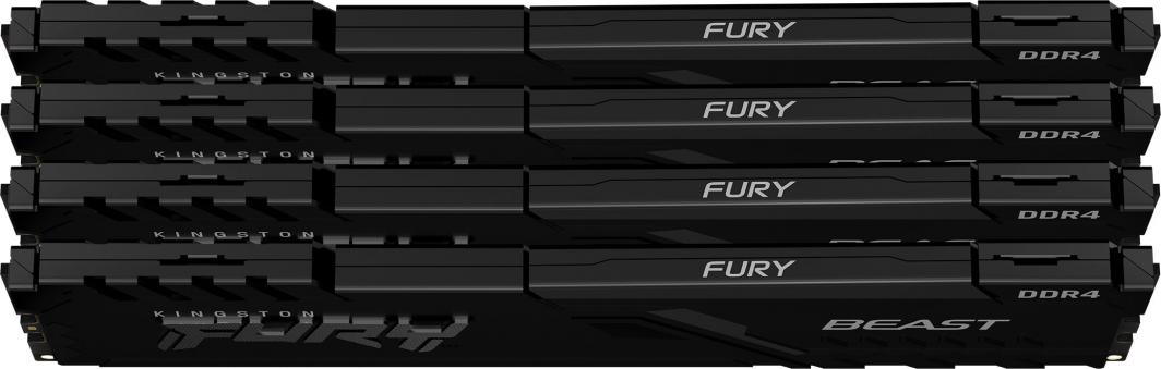Memorie Kingston Fury Beast, DDR4, 128 GB, 3600 MHz, CL18, KF436C18BBK4/128