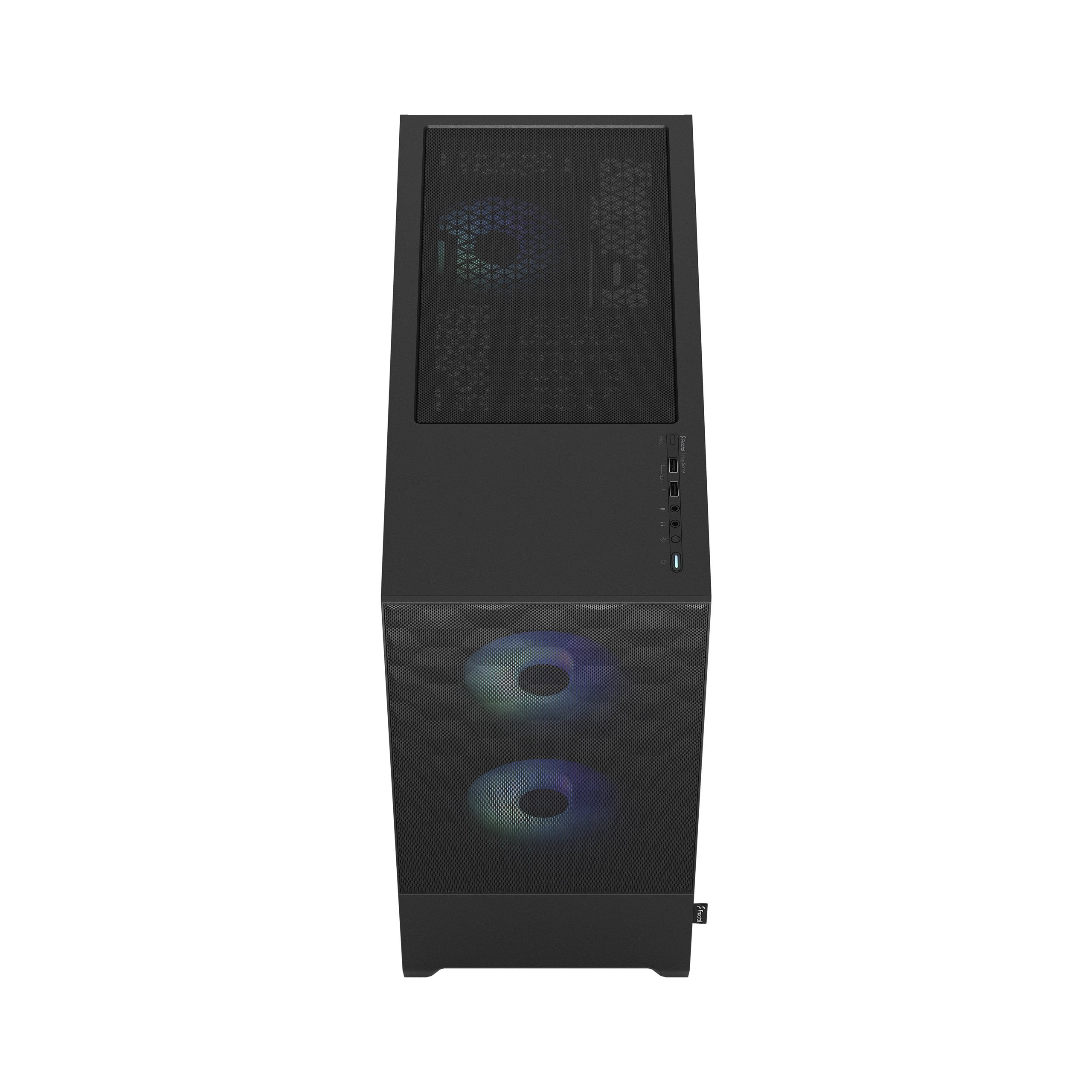 Kasë Fractal Design Pop Air RGB Black TG Clear Tint, e zezë