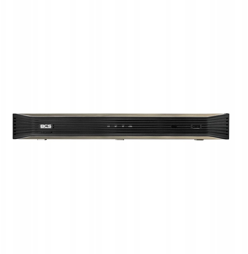 Regjistrues IP BCS P NVR0802 A 4K 8 kanale, 8 porta PoE, HDMI 4K, i zi