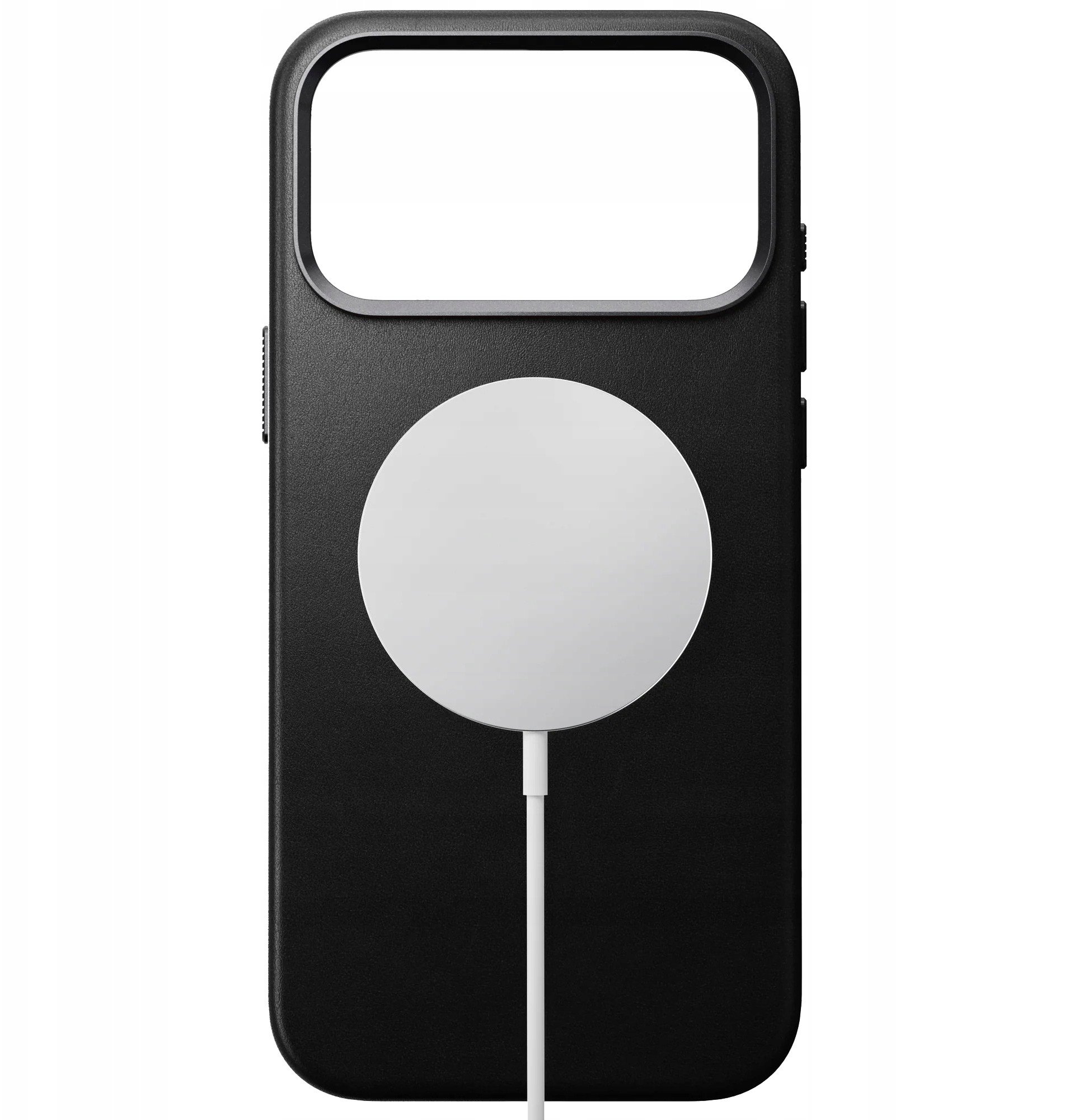 Kapak telefoni Nomad Traditional Leather, për iPhone 17 Pro, lëkurë natyrale, me MagSafe, i zi