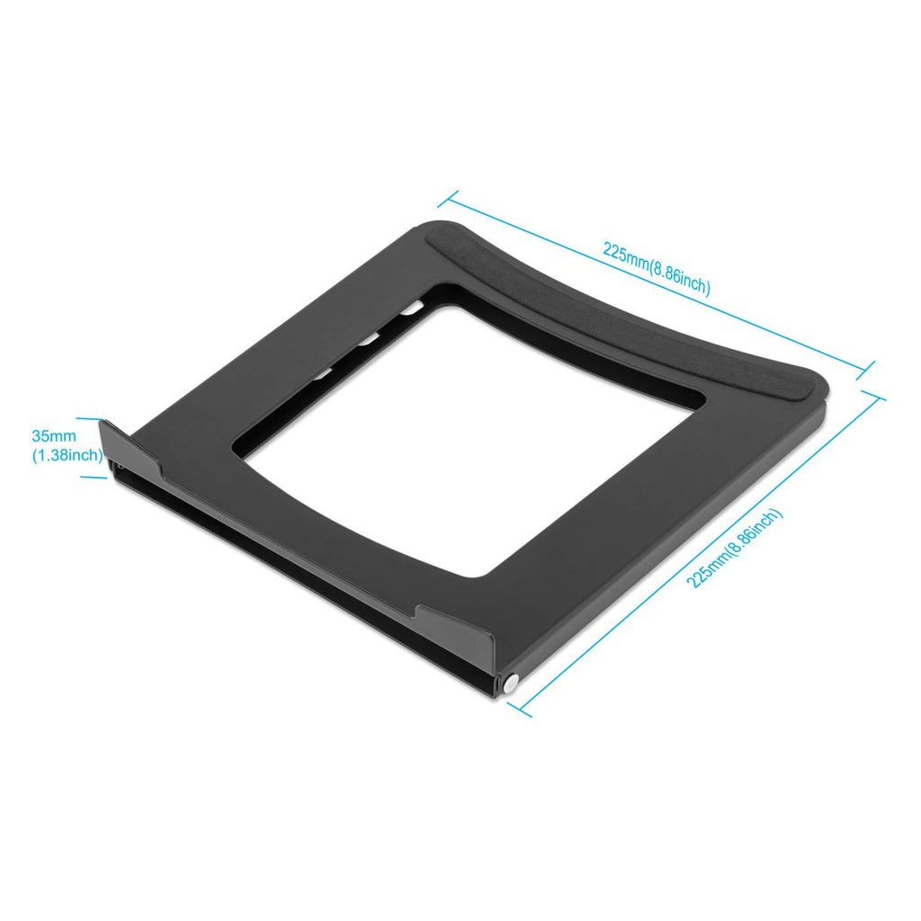 Mbajtëse e rregullueshme për laptop dhe tablet, deri në 15.6", 5kg, e zezë 