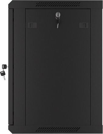 Ѕиден мрежен кабинет Lanberg WF01-6412-00B, 19", 12U, црн