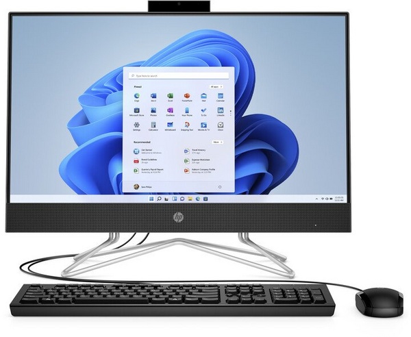 Kompjuter HP 24-cb0003nc, 23.8 ", Intel Pentium J5040, 8GB RAM, 512GB SSD, Intel UHD Graphics, i zi 