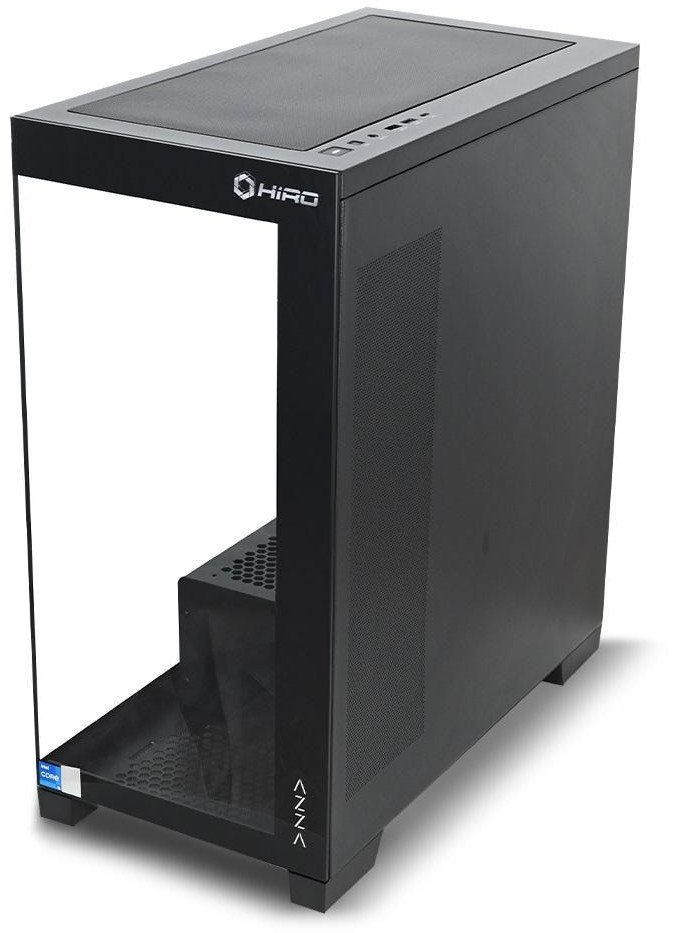 Компјутер за гејминг HIRO Aurora, AMD Ryzen 5 7600, RTX 5060 8GB, 16GB RAM, 1TB SSD, црн