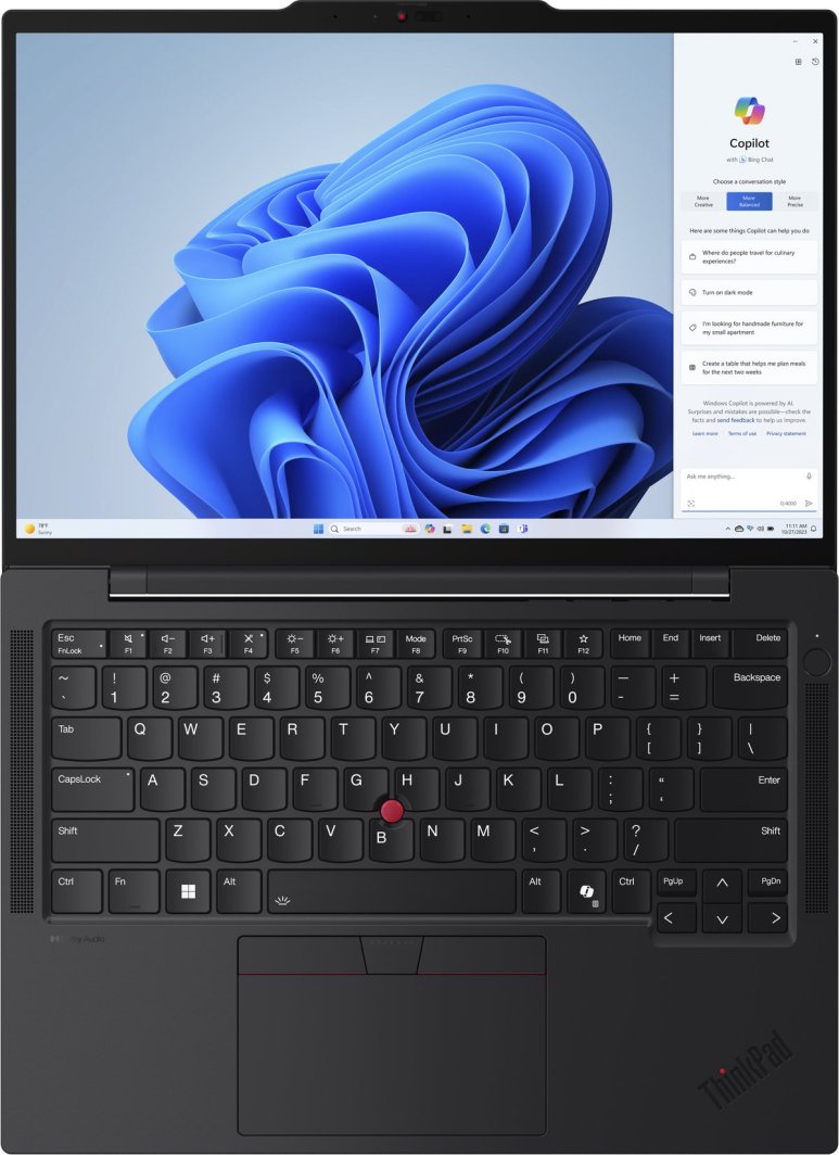 Laptop Lenovo ThinkPad T14s, 14'', WUXGA, Intel Core Ultra 7 155U,, 16GB RAM, 512SSD, Window 11 Pro, i zi