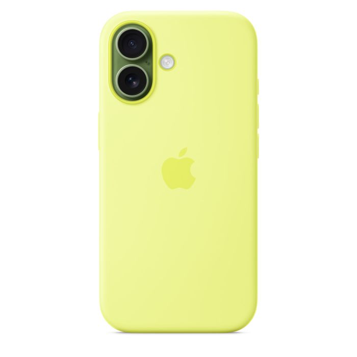 Apple iPhone 17 Silicone Case with MagSafe, Neon Yellow