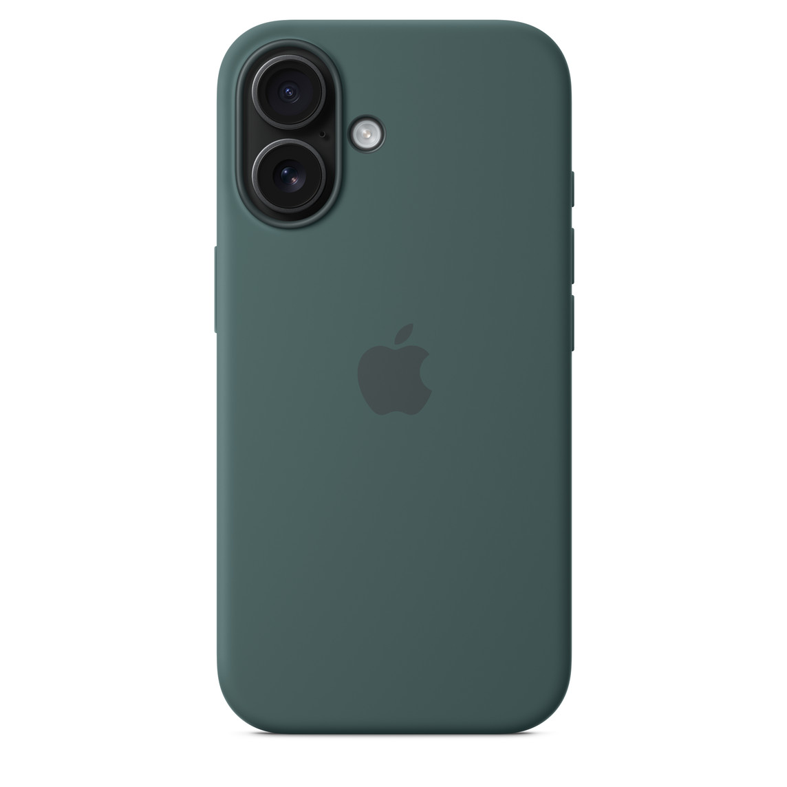 Apple iPhone 16 Silicone Case with MagSafe, Lake Green (Seasonal)