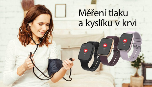 [OUTLET] Orë sportive iGET FIT F25, rozë