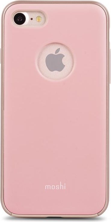 Mbrojtëse telefoni Moshi iGlaze, për iPhone 8 dhe 7, Blush Pink