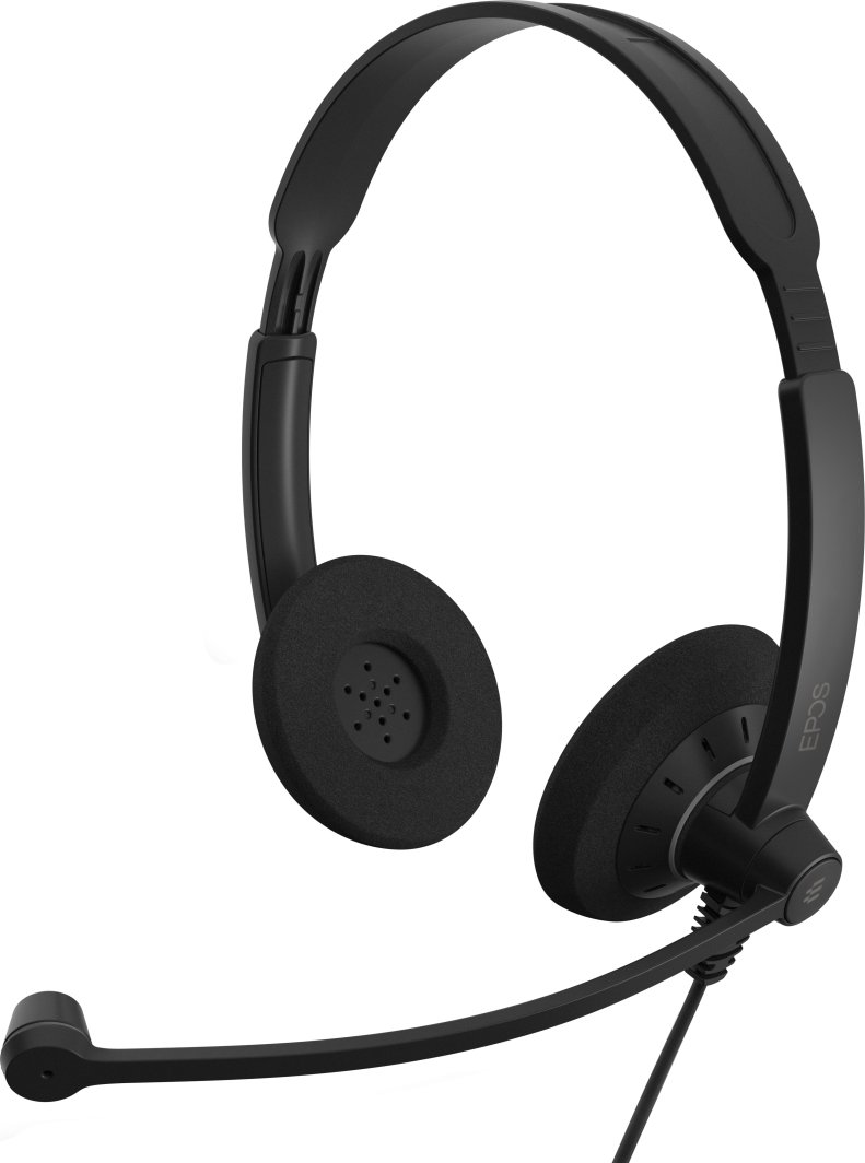 Слушалки со микрофон Epos Sennheiser Impact SC 60, со кабел, стерео, сребрени и црни