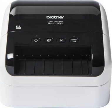 Printer etiketash Brother QL-1100, 4" 101.6mm, USB, i bardhë