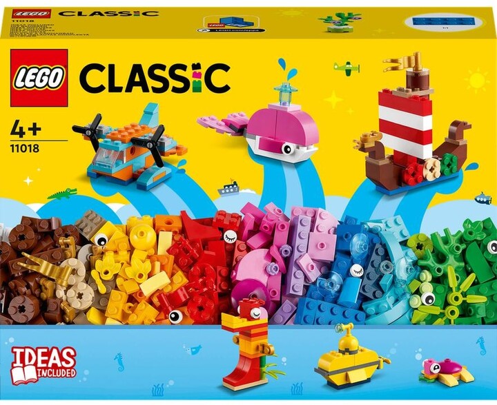 Set LEGO® Classic 11018 Creative fun in the ocean, 333 pjesë