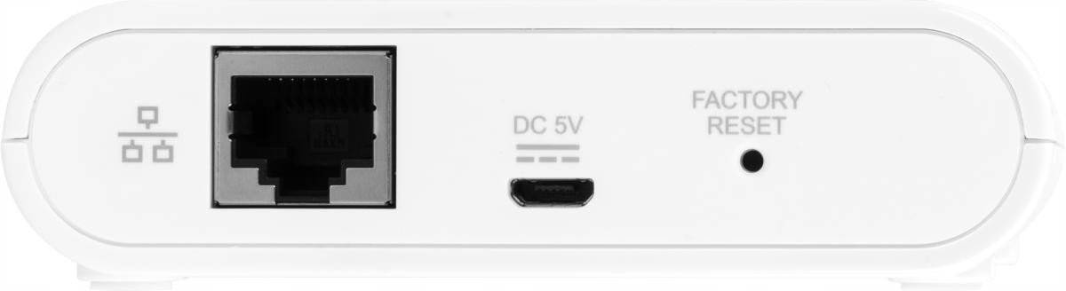 Gateway smart home Salus UG800, Zigbee deri 200 pajisje, Ethernet dhe WiFi, i bardhë