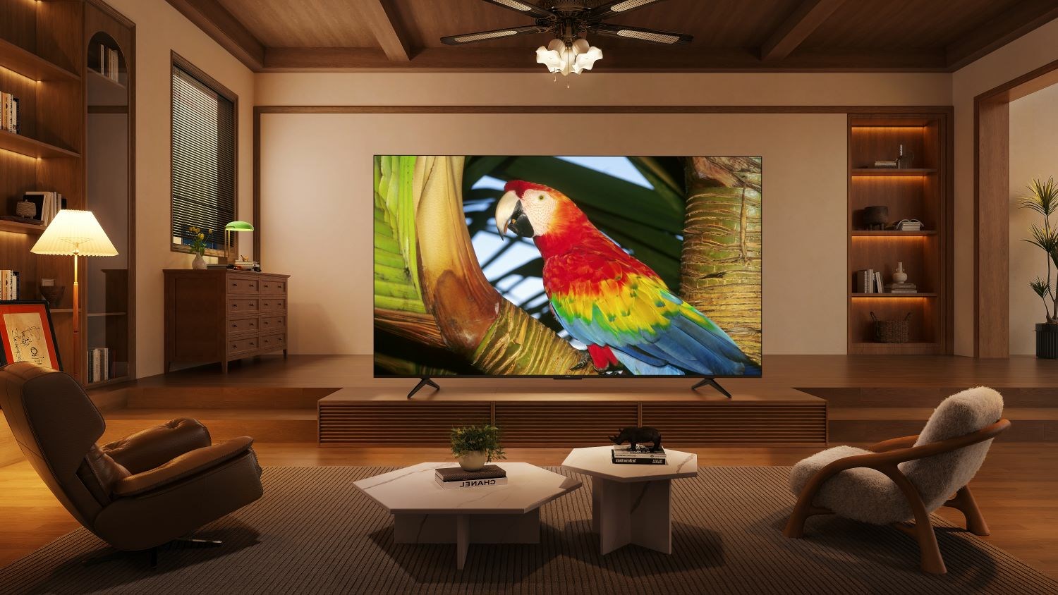 TV TCL 65C655, 65", 4K Ultra HD, QLED, Google TV, i zi