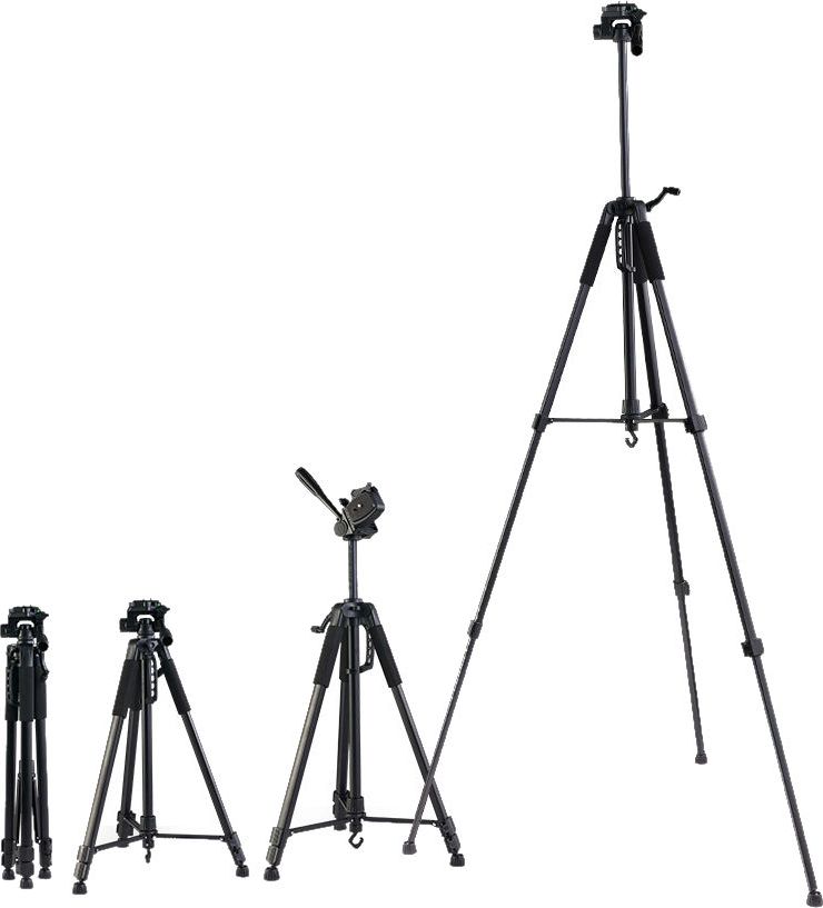 Tripod fotografik Mozos SF Pro, 170cm, alumini, i zi