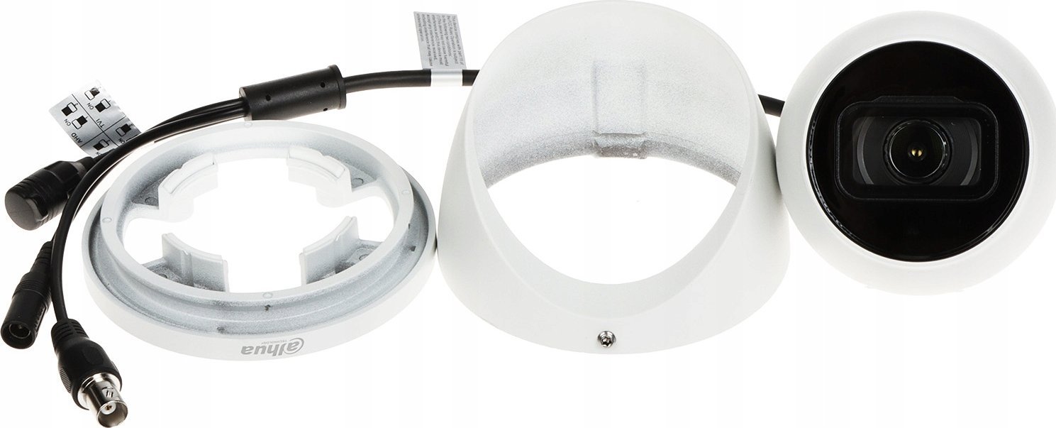 Камера за безбедност Dahua HAC-HDW2802TP-A-0280B-S2-DIP, 4MP, Starlight HDCVI, бела