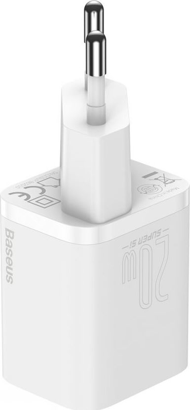 Karikues Baseus Super Si BSU2026WHT, 1x USB C, 20W, i bardhë