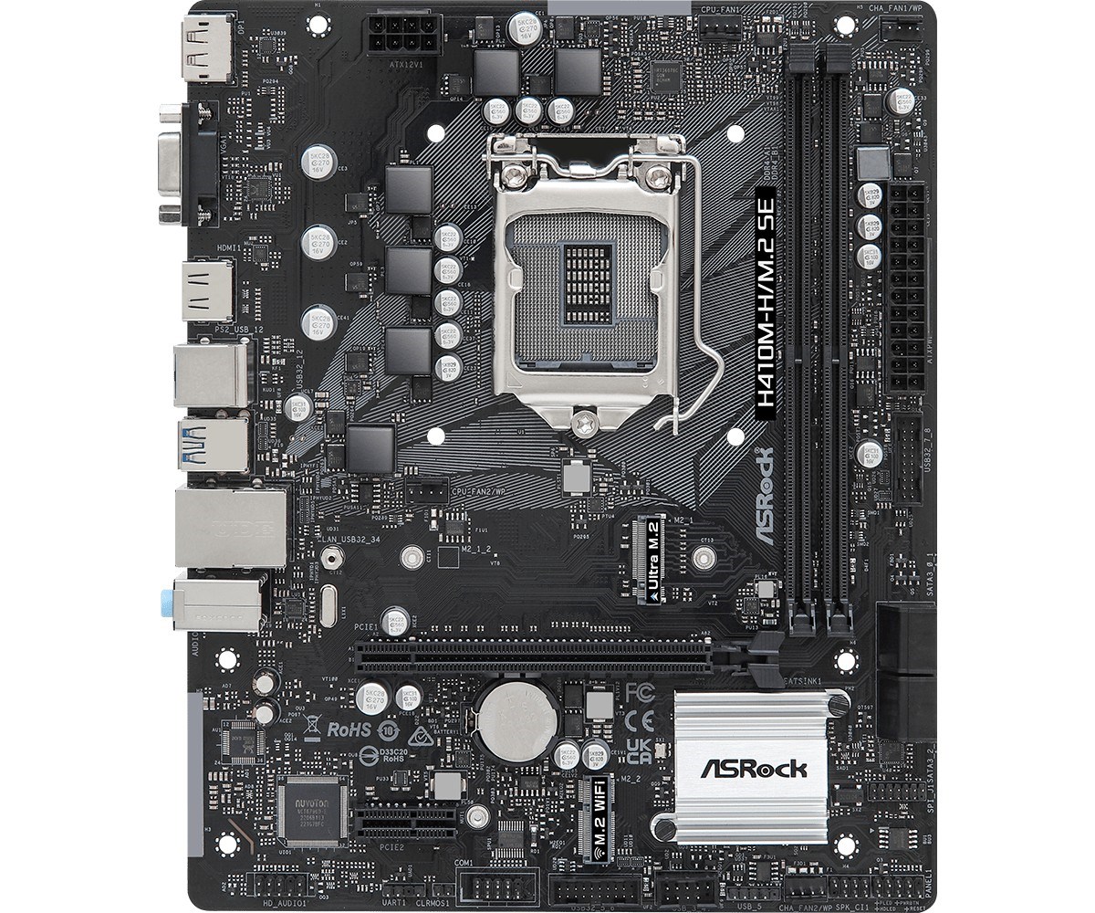 Матична плоча Asrock H410M-H/M.2 SE