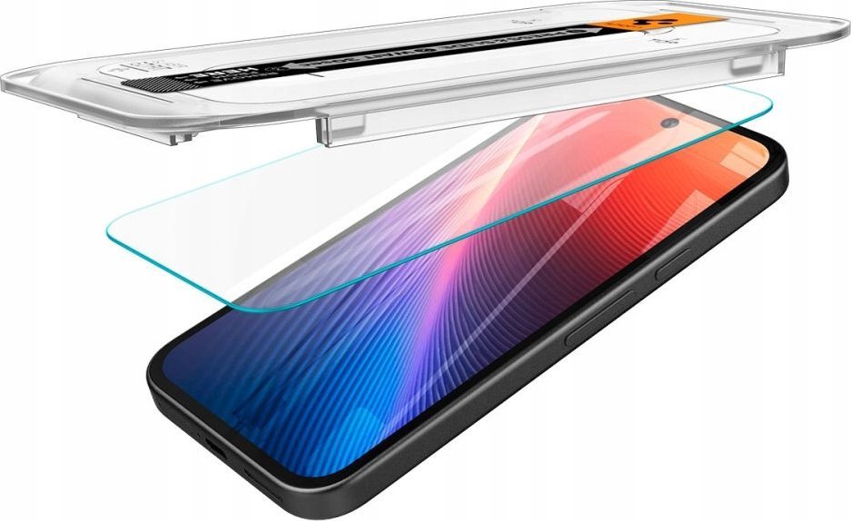 Mbrojtës ekrani Spigen Glass TR EZ Fit, 2 copë, xham i temperuar, transparent