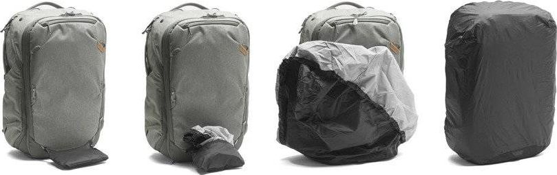 Mbulesë shiu për çantë Peak Design Travel Rain Fly, për Travel Backpack 45L, e zezë