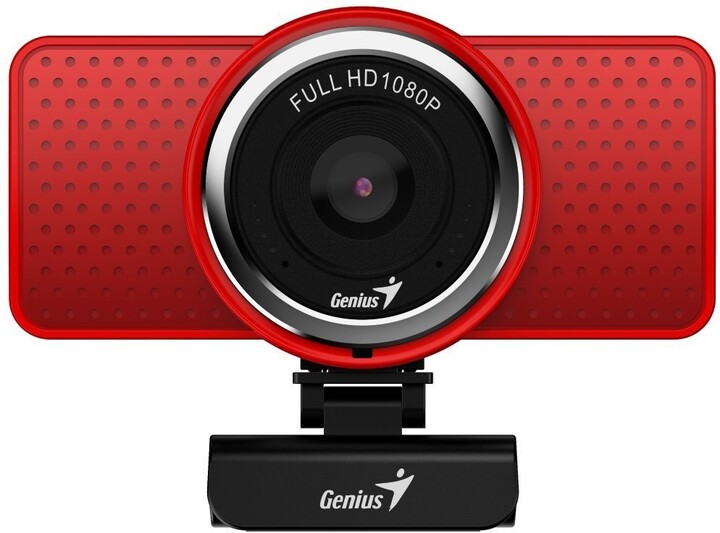 Ueb kamerë Genius ECam 8000, Full HD, e kuqe