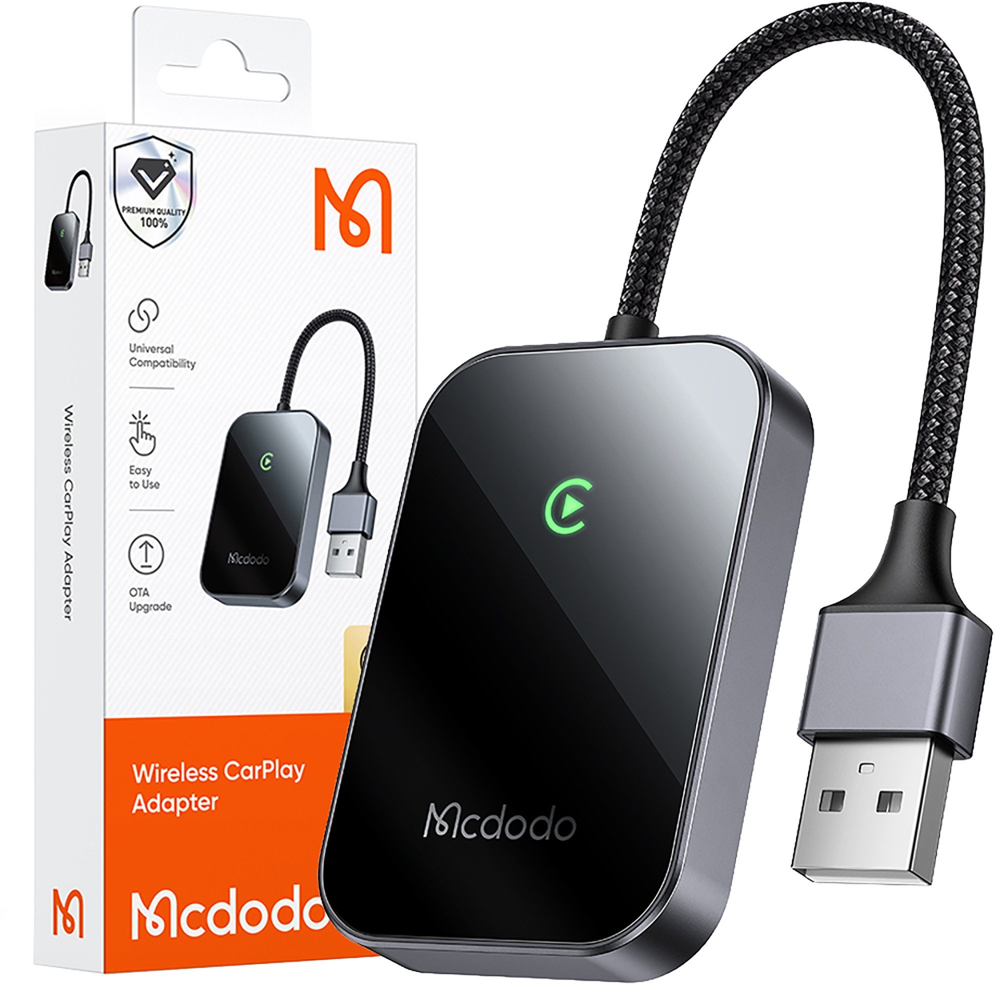 Adapter wireless për Apple CarPlay Mcdodo, Bluetooth, USB C