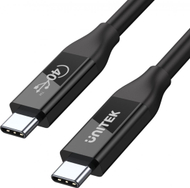 UNITEK C14100BK-0.8M USB4 Gen 2x2 USB-C Кабел, Црн