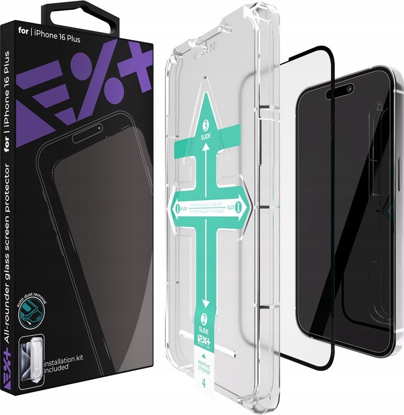 Xham mbrojtës Next One All-Rounder për iPhone 16 Plus, mbulim i plotë, transparencë e lartë