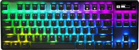 Tastierë SteelSeries Apex Pro TKL Wireless 2023, mekanike, pa kabllo, e zezë