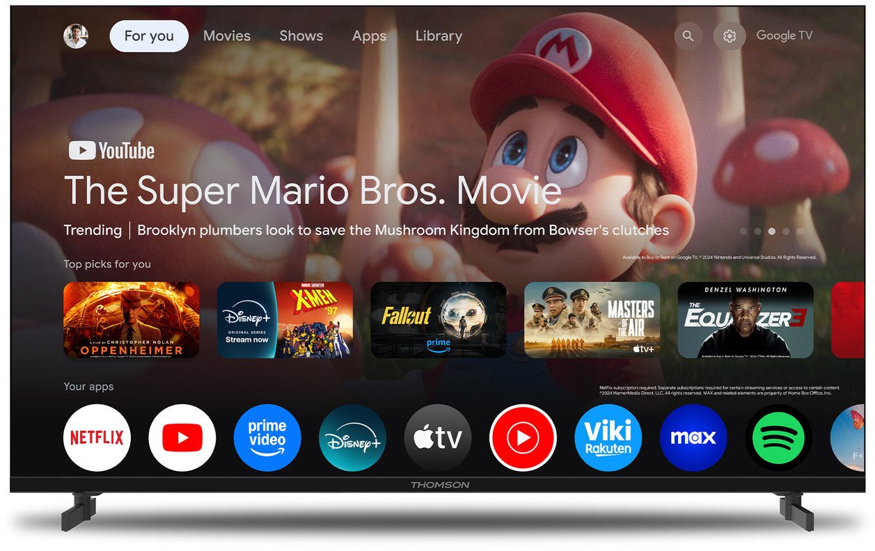 Televizor Smart Google 40", FHD, Chromecast i integruar, i zi