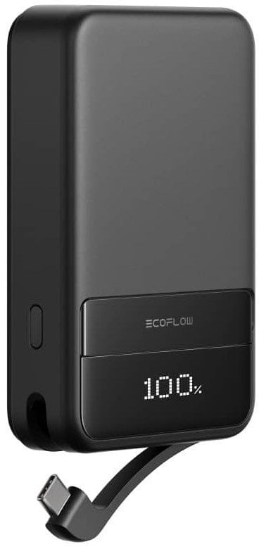 Karikues portativ EcoFlow Rapid 10000, 10000mAh, 65W, me wireless, argjendtë