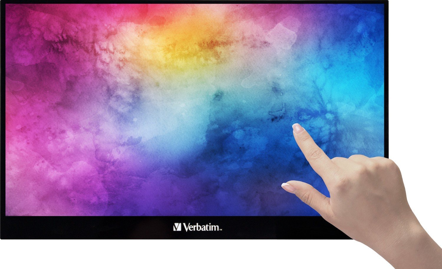 Monitor portativ Verbatim PMT-17, 17", Full HD, touchscreen