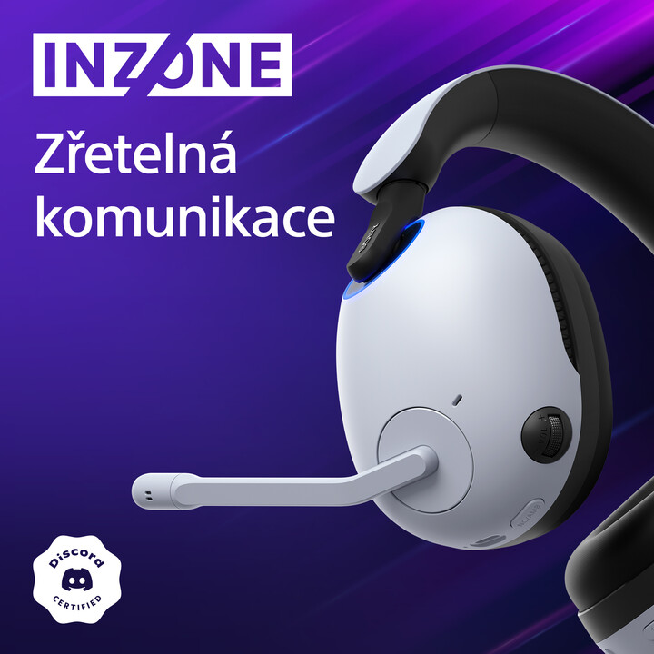 Kufje Sony Inzone H9, të bardha