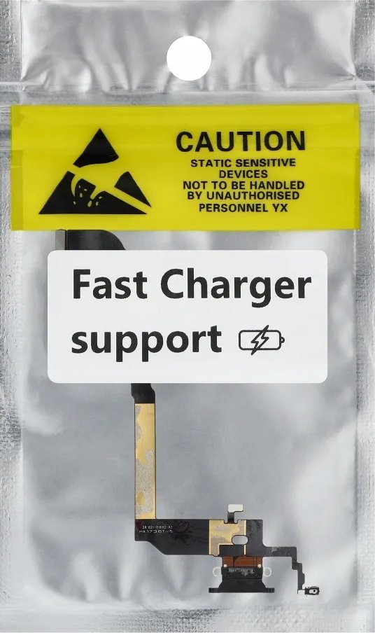 Fleks karikimi USB OEM për iPhone X, i përdorur, i zi