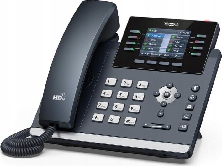 Telefon IP Yealink SIP T73W, profesional, me valë, i zi