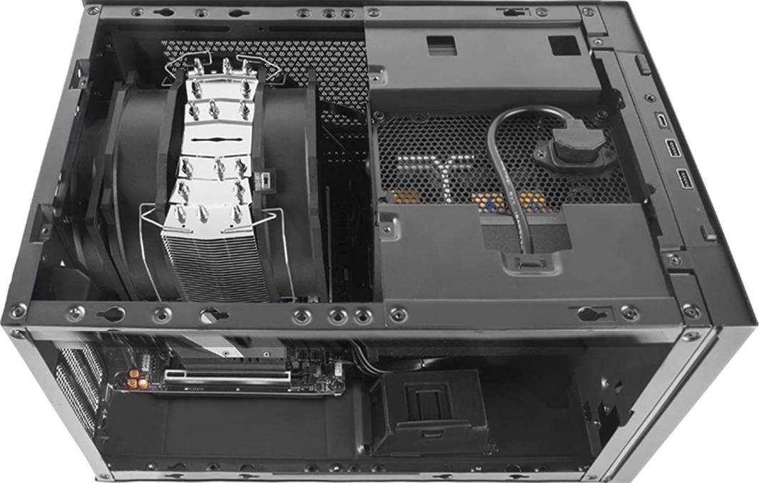 Kasë SilverStone Sugo 15, e zezë, Micro Tower