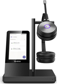 Kufje pa tela Yealink WH66 Dual, DECT, për Microsoft Teams, të zeza