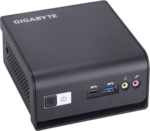 Mini PC Barebone Gigabyte BRIX GB-BLPD-5005R, Intel Pentium Silver J5005, USB Type C, i zi