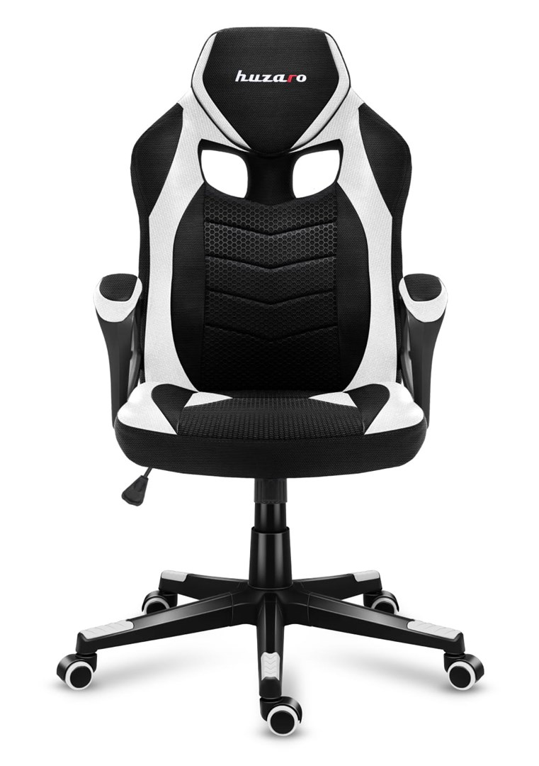 Karrige lojërash Huzaro Force 2.5, rrjetë, 130kg, e bardhë/e zezë