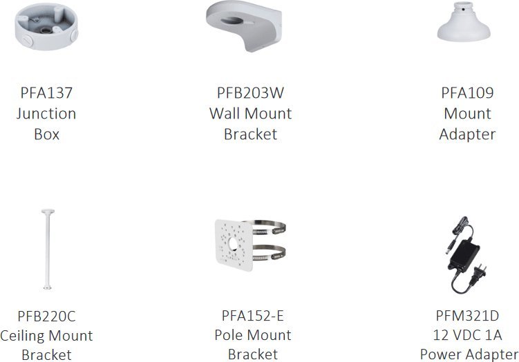 Kamerë IP Dahua IPC-HDBW2441E-S-0280B, 4MP, PoE, dome metalike, e bardhë