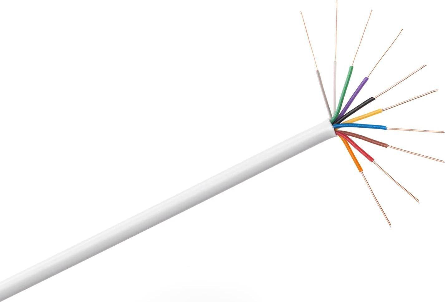 Kabllo telefoni Electrocable YTDY 10 x 0.5, 100m, e bardhë