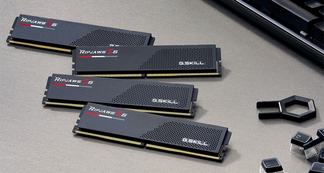 Memorie RAM G.Skill Ripjaws S5 / F5-6000J3040F16GX2-RS5K 32 GB (2 x 16 GB) DDR5