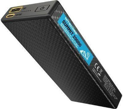 Power bank Nitecore Summit, 20000mAh, rezistent ndaj të ftohtit, i zi