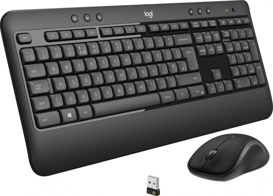 Tastierë + Maus Logitech MK540 Advanced UK (920-008685),të zeza