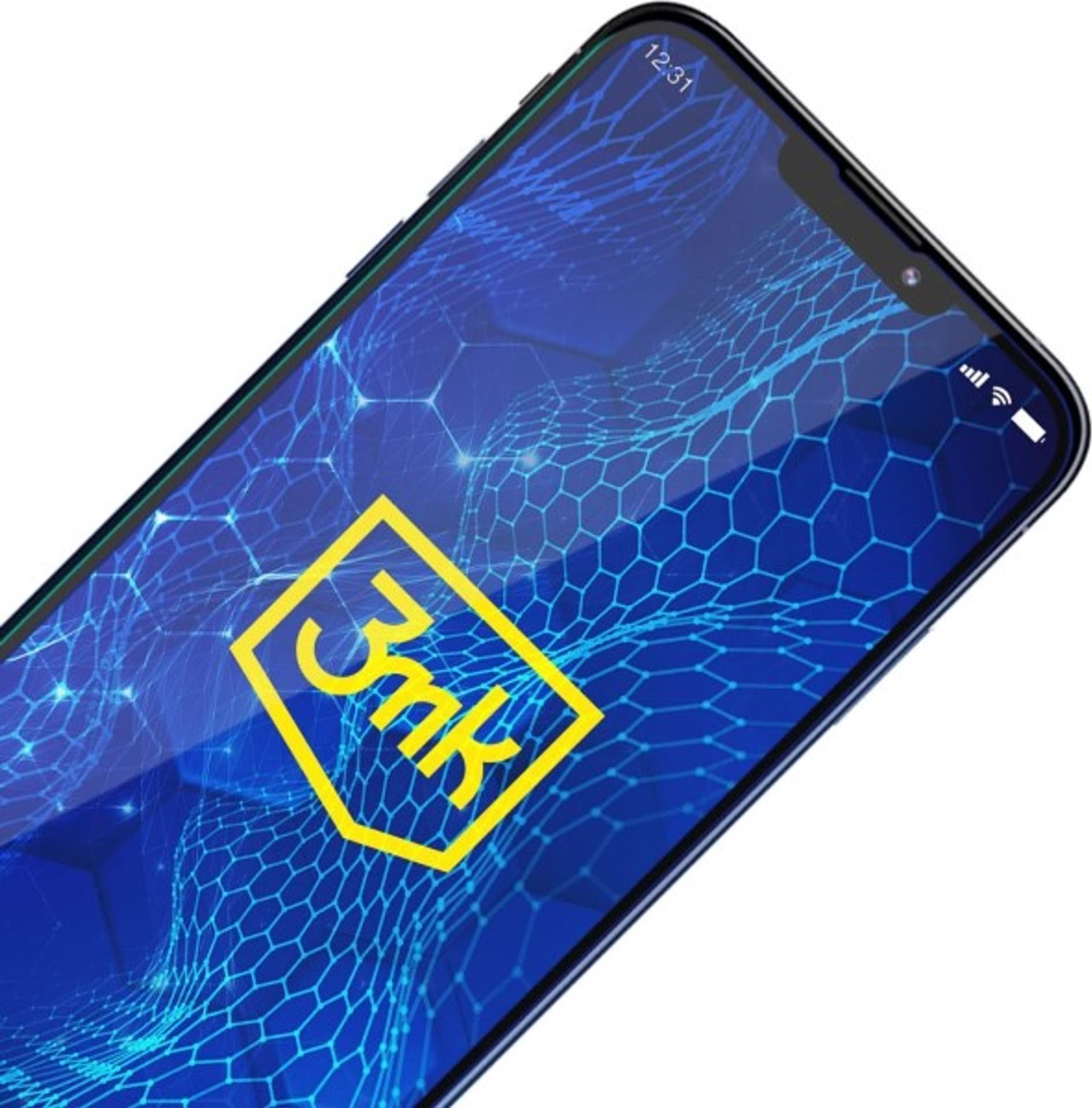 Xham mbrojtës 3MK HardGlass Max Lite për Samsung Galaxy A55 5G, transparencë e lartë, sipërfaqe oleofobike