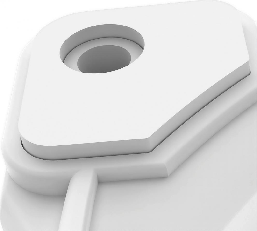 Ventilator për kompjuter Alpenfohn Wing Boost 3 ARGB, i bardhë