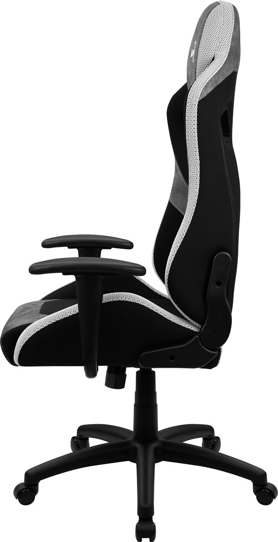 Karrige lojërash AeroCool COUNT AeroSuede, 150 kg, e zezë/e hirtë